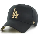svart-bojd-keps-snapback-mvp-dt-sure-shot-two-tone-cotton-fran-los-angeles-dodgers-mlb-av-47-brand