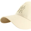 casquette-courbee-beige-snapback-avec-logo-beige-mvp-dt-sure-shot-two-tone-cotton-new-york-yankees-mlb-47-brand