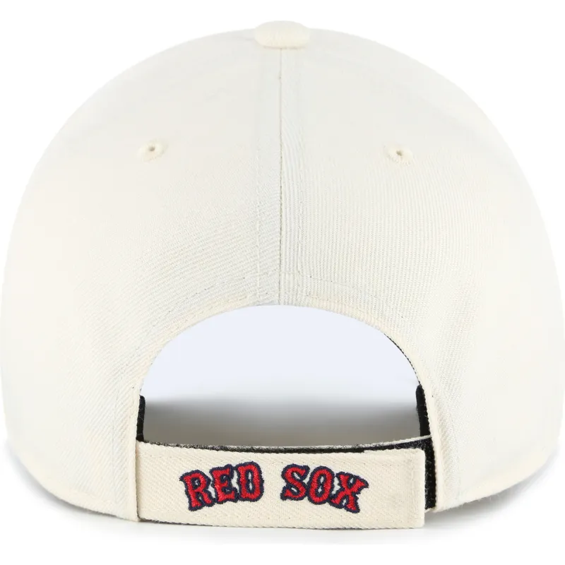 47-brand-curved-brim-mvp-two-tone-boston-red-sox-mlb-beige-and-navy-blue-adjustable-cap