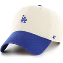 bojd-keps-beige-och-bla-justerbar-clean-up-base-runner-sure-shot-two-tone-los-angeles-dodgers-mlb-av-47-brand