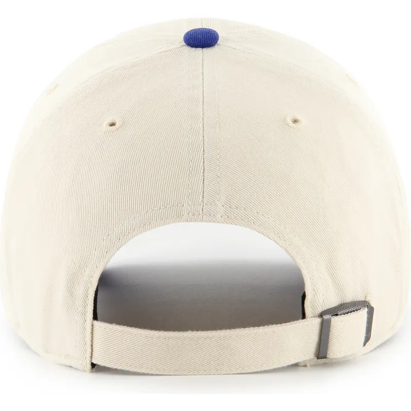 cap-curbata-beige-adjustable-strap-clean-up-base-runner-sure-shot-two-tone-de-los-angeles-dodgers-mlb-de-47-brand