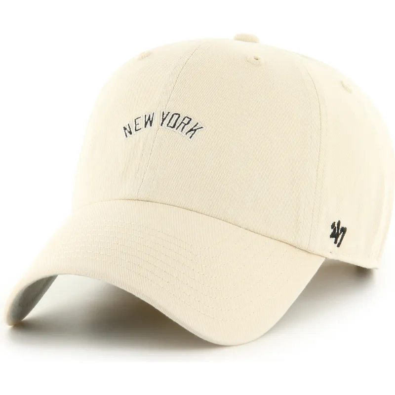 epci-curbata-bej-reglabila-clean-up-base-runner-script-de-new-york-yankees-mlb-de-47-brand