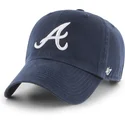 marinbla-bojd-justerbar-keps-clean-up-fran-atlanta-braves-mlb-av-47-brand