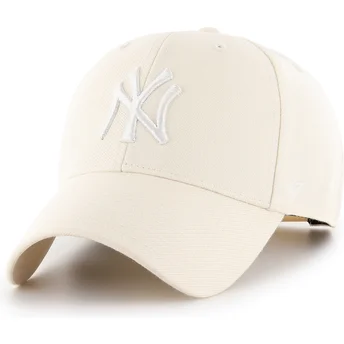 Șepci curbată bej snapback MVP Natural de New York Yankees MLB de 47 Brand