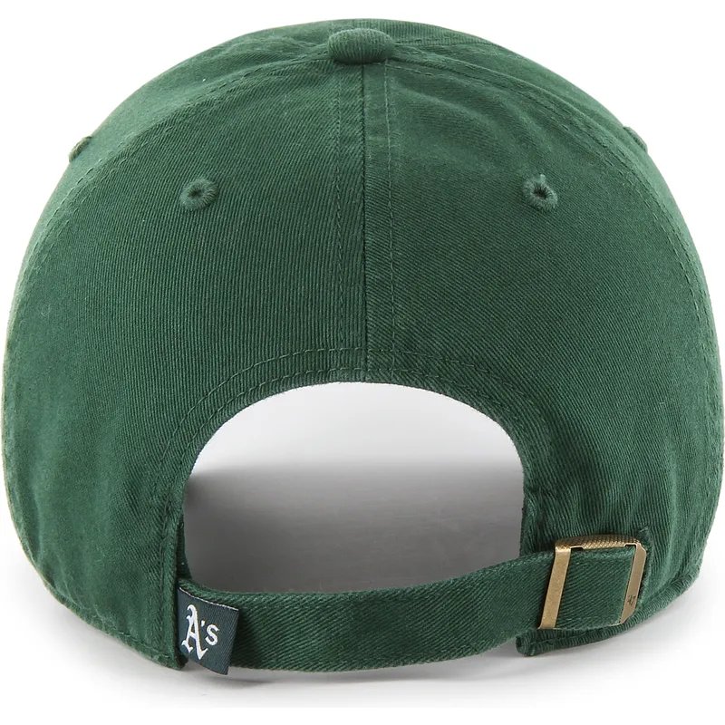 cappellino-curva-verde-regolabile-clean-up-di-oakland-athletics-mlb-di-47-brand