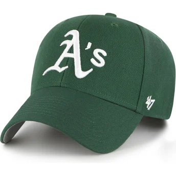 Cappellino curvo verde regolabile MVP degli Oakland Athletics MLB di 47 Brand