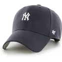 casquette-courbee-bleue-marine-snapback-mvp-base-runner-new-york-yankees-mlb-47-brand