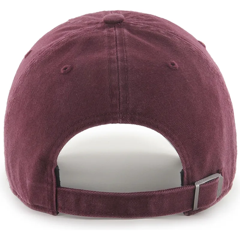 casquette-courbee-grenat-ajustable-clean-up-base-runner-los-angeles-dodgers-mlb-47-brand