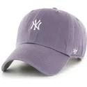 cappellino-curvo-viola-regolabile-clean-up-base-runner-iris-dei-new-york-yankees-mlb-di-47-brand
