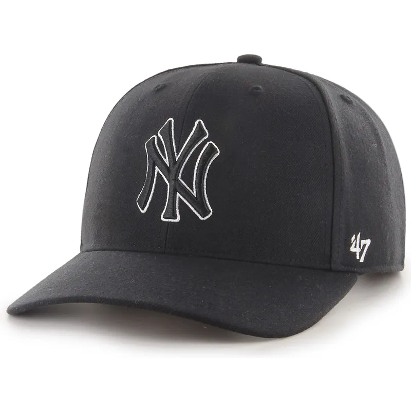 schwarze-gebogene-snapback-kappe-mit-schwarzem-outline-logo-mvp-dp-cold-zone-der-new-york-yankees-mlb-von-47-brand