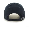 marineblaue-verstellbare-curved-cap-clean-up-base-runner-mini-logo-der-new-york-yankees-mlb-von-47-brand