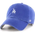 cappellino-curvo-blu-regolabile-clean-up-base-runner-dei-los-angeles-dodgers-mlb-di-47-brand