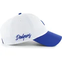cappellino-con-visiera-curva-bianco-e-blu-regolabile-clean-up-vista-mini-two-tone-dei-los-angeles-dodgers-mlb-di-47-brand
