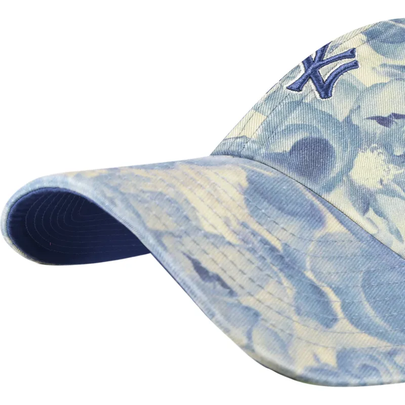cap-curbata-blue-adjustable-strap-clean-up-gardenia-de-new-york-yankees-mlb-de-47-brand cap-curbata-blue-adjustable-strap-clean-up-gardenia-de-new-york-yankees-mlb-de-47-brand