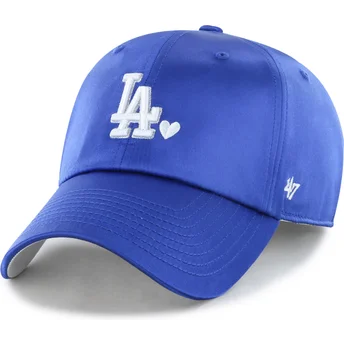 Casquette courbée bleue ajustable Clean Up With Love Los Angeles Dodgers MLB 47 Brand