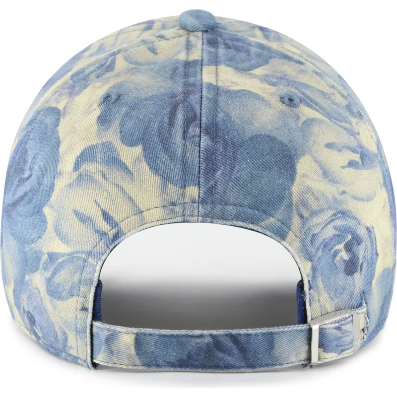 casquette-courbee-bleue-ajustable-clean-up-gardenia-los-angeles-dodgers-mlb-47-brand