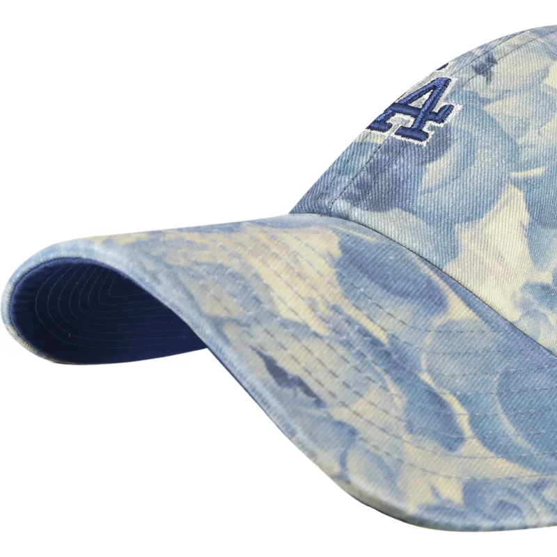 cap-curbata-blue-adjustable-strap-clean-up-gardenia-de-los-angeles-dodgers-mlb-de-47-brand