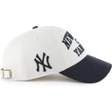 gorra-curva-beige-y-azul-marino-ajustable-mvp-broke-line-de-new-york-yankees-mlb-de-47-brand