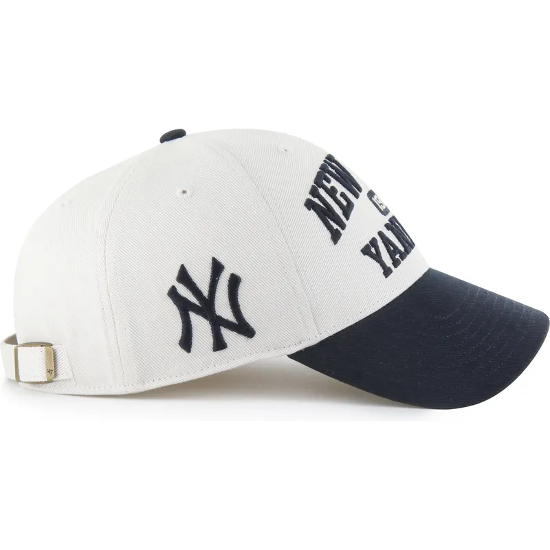gebogene-beige-und-marineblaue-verstellbare-kappe-mvp-broke-line-der-new-york-yankees-mlb-von-47-brand
