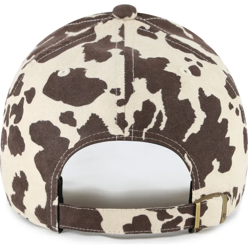 brun-bojd-justerbar-keps-med-brunt-clean-up-bessie-logotyp-fran-new-york-yankees-mlb-av-47-brand