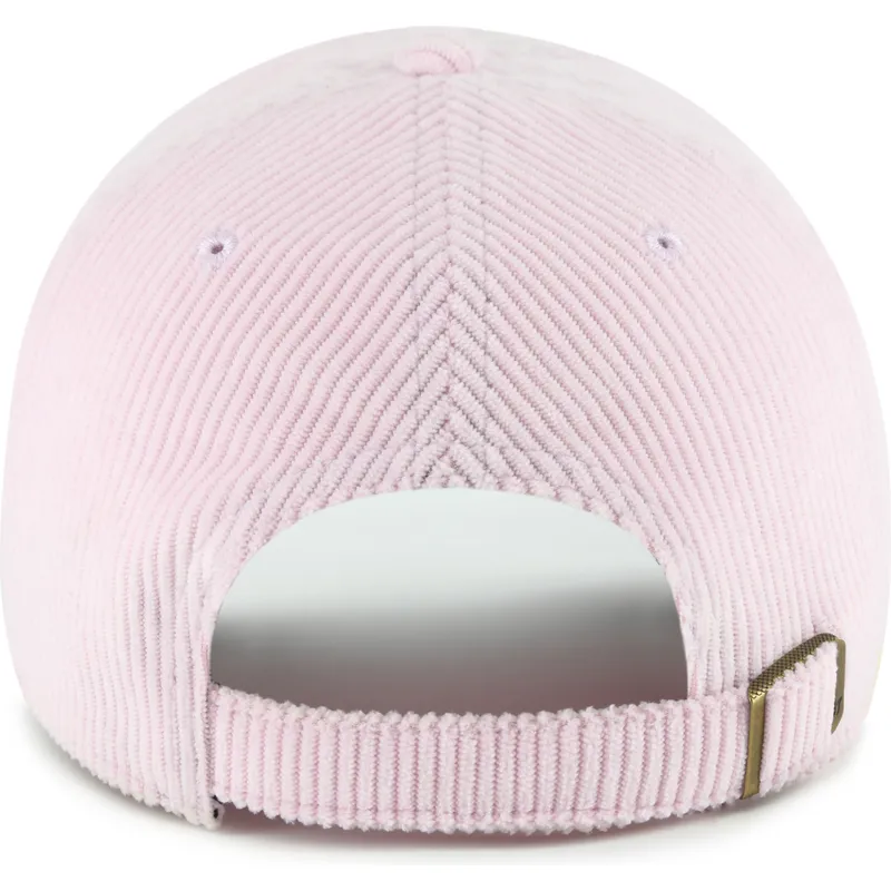 cap-curbata-pink-adjustable-strap-clean-up-cord-base-runner-de-new-york-yankees-mlb-de-47-brand