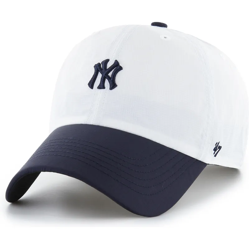 epci-curbata-alb-reglabila-clean-up-vista-mini-two-tone-de-new-york-yankees-mlb-de-47-brand