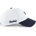 cap-curbata-white-adjustable-strap-clean-up-vista-mini-two-tone-de-new-york-yankees-mlb-de-47-brand