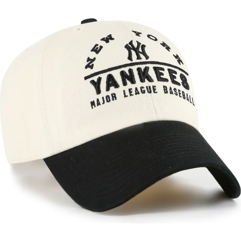 cap-curbata-beige-adjustable-strap-clean-up-windham-de-new-york-yankees-mlb-de-47-brand