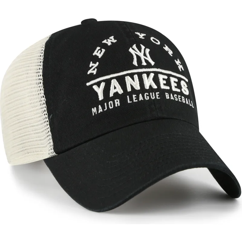 epci-curbata-negru-snapback-clean-up-windham-mesh-de-new-york-yankees-mlb-de-47-brand