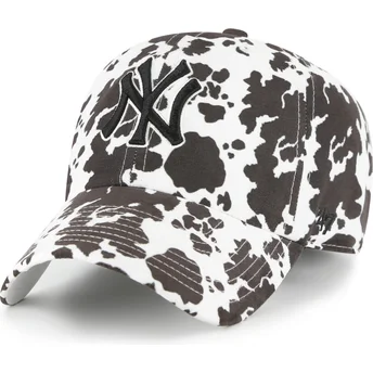 Șepci curbată alb bandă reglabilă Clean Up Bessie de New York Yankees MLB de 47 Brand