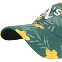 cappellino-curvo-verde-regolabile-clean-up-beach-side-di-oakland-athletics-mlb-di-47-brand