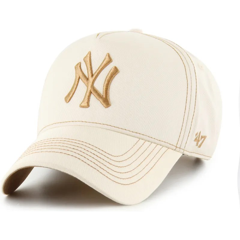 bezowa-regulowana-czapka-z-daszkiem-mvp-dt-contrast-stitch-new-york-yankees-mlb-od-47-brand