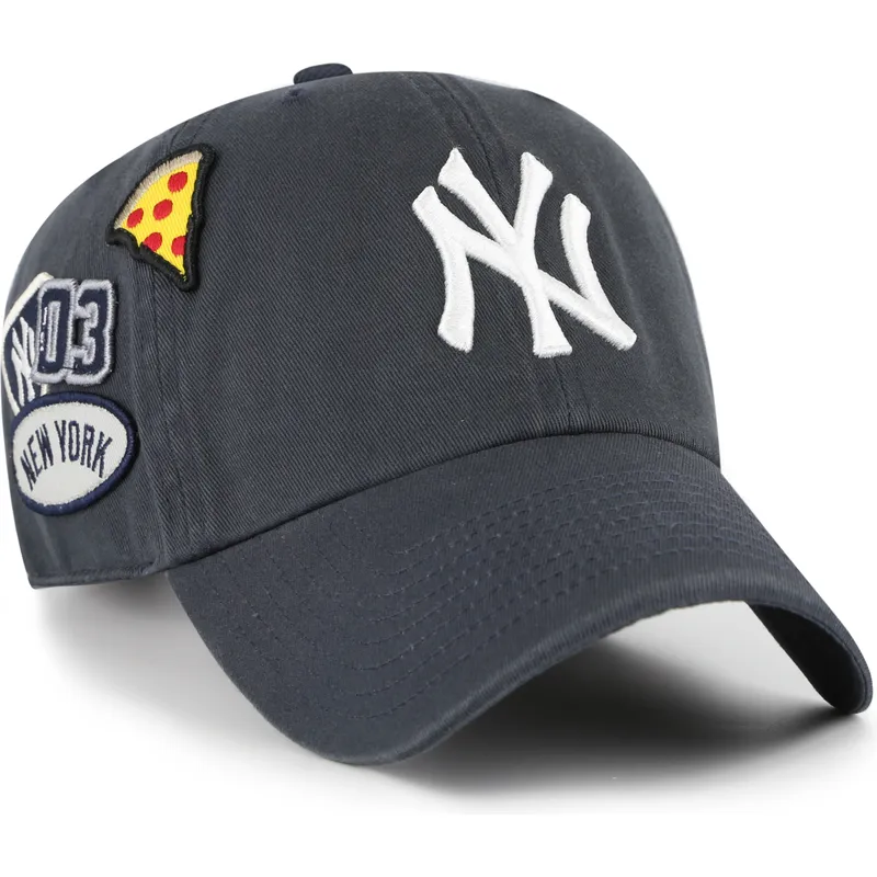 epci-curbata-bleumarin-reglabila-clean-up-badges-vintage-de-new-york-yankees-mlb-de-47-brand