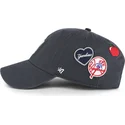 epci-curbata-bleumarin-reglabila-clean-up-badges-vintage-de-new-york-yankees-mlb-de-47-brand
