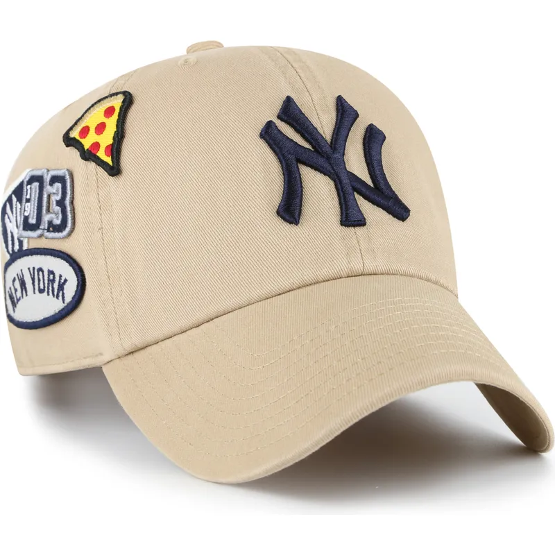 cappellino-curva-khaki-regolabile-clean-up-badges-dei-new-york-yankees-mlb-di-47-brand
