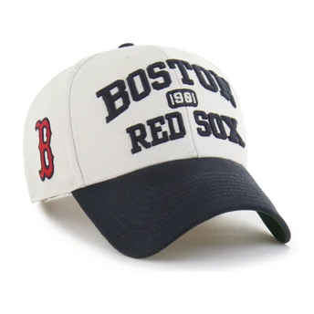 Cap curbată beige adjustable strap MVP Broke Line de Boston Red Sox MLB de 47 Brand