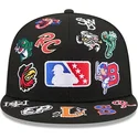 gorra-plana-negra-ajustada-59fifty-all-over-de-milb-de-new-era