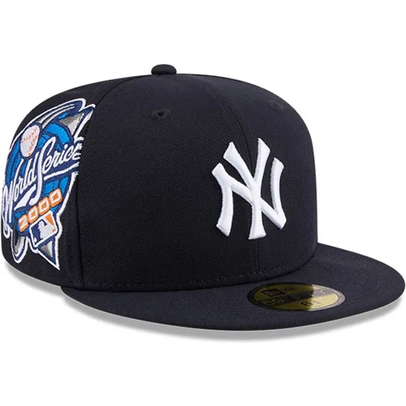 casquette-plate-bleue-marine-ajustee-59fifty-hidden-hit-new-york-yankees-mlb-new-era