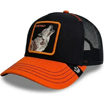 Șepci curbată camionagiu negru snapback lobo Solo Wolf Fab Farm The Farm de Goorin Bros.