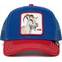 casquette-trucker-bleue-et-rouge-chevre-him-goat-fab-farm-goorin-bros