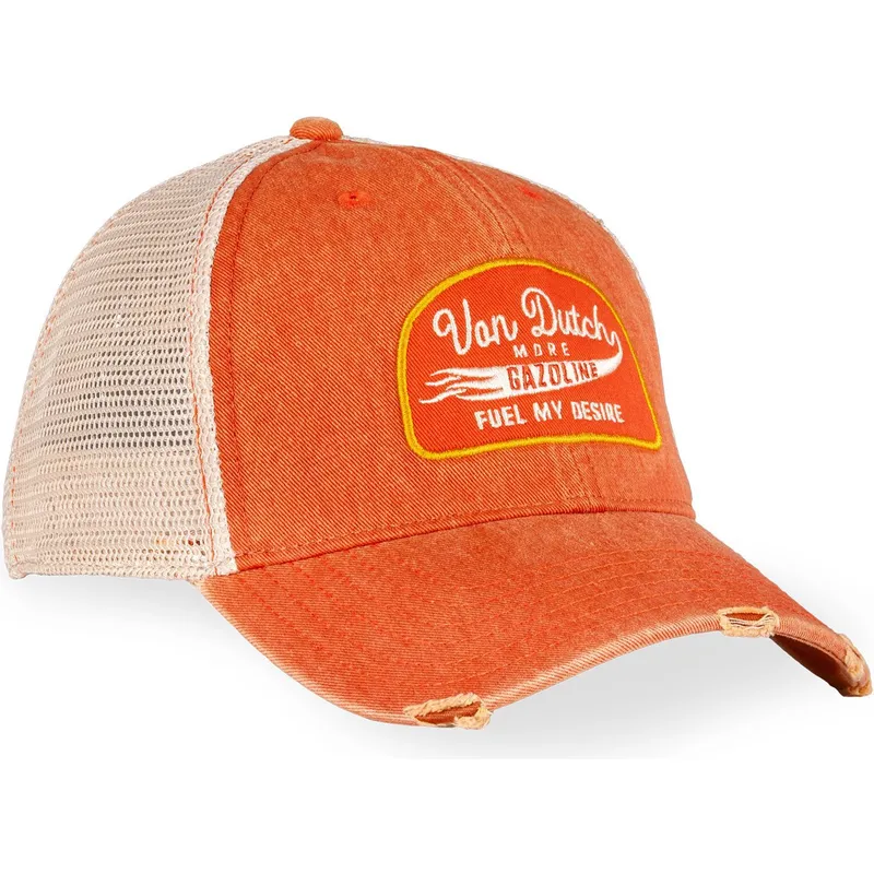 cappellino-trucker-marrone-e-beige-mac11-di-von-dutch