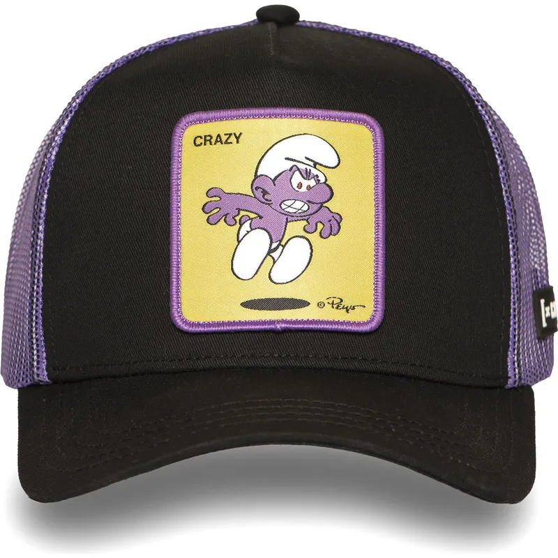 cappellino-trucker-nero-e-viola-puffo-morado-smu-craz-i-puffi-di-capslab