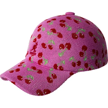 Șepci curbată roz reglabilă Cherry Spacecap de Kangol