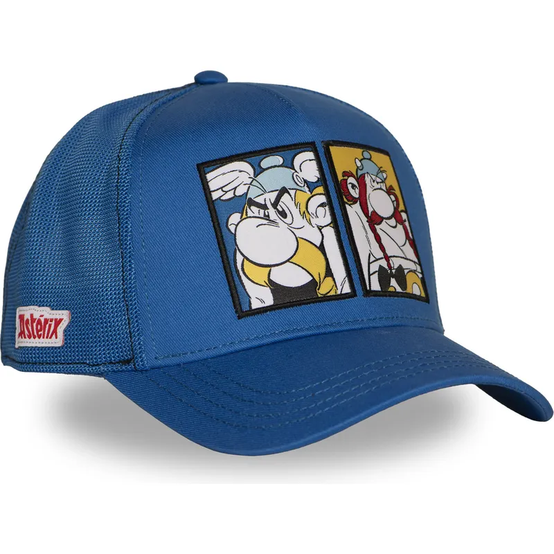 cappellino-trucker-blu-asterix-e-obelix-ast3-verb-asterix-il-gallo-di-capslab
