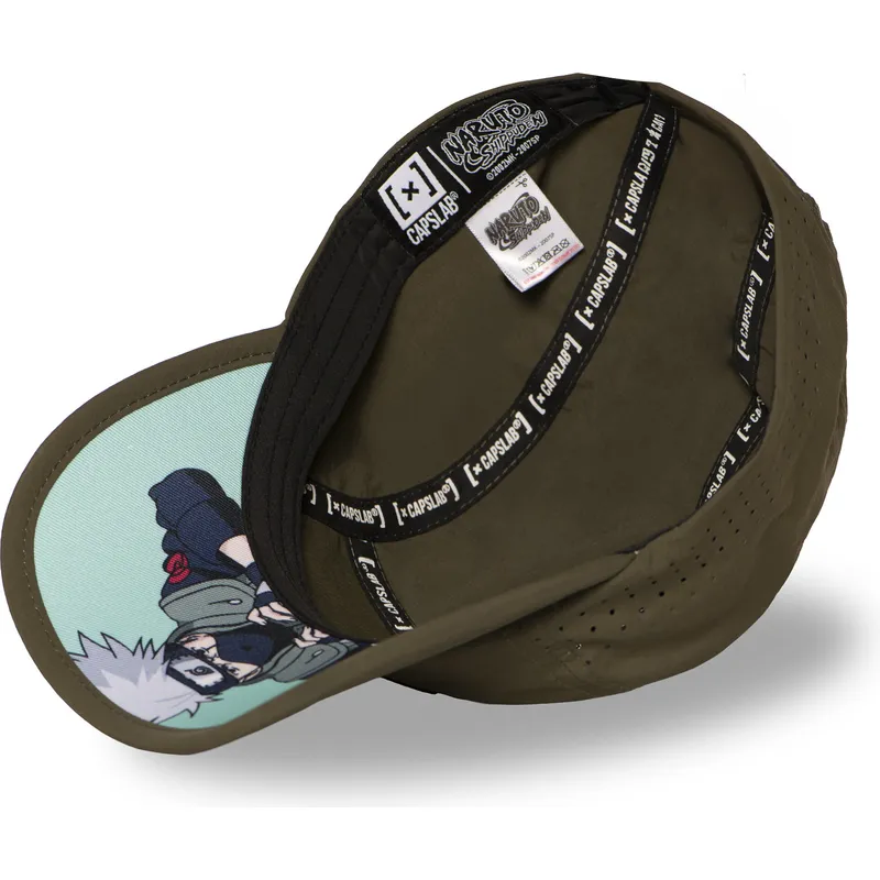casquette-courbee-verte-ajustable-kakashi-hatake-ns6-kakb-naruto-capslab