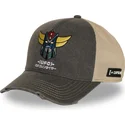 capslab-robot-grendizer-gol7-golb-grey-and-beige-trucker-hat