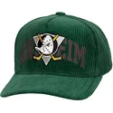 casquette-courbee-verte-snapback-arch-stamp-pro-anaheim-ducks-nhl-mitchell-ness