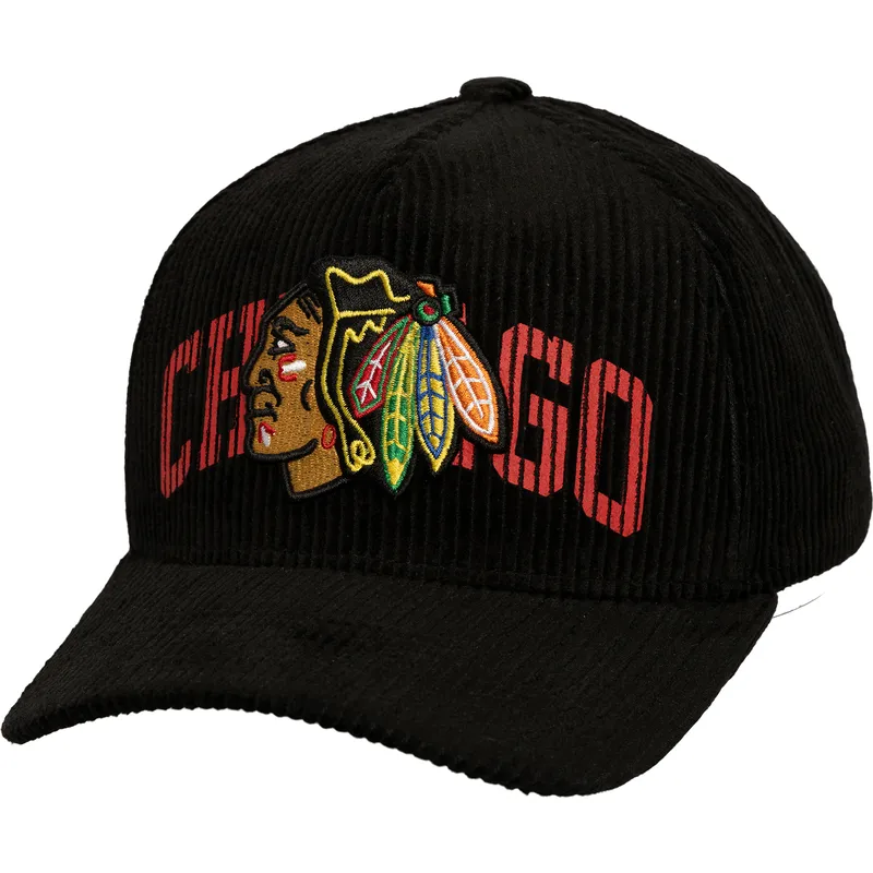 epci-curbata-negru-snapback-arch-stamp-pro-de-chicago-blackhawks-nhl-de-mitchell-ness