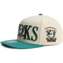 gorra-plana-verde-y-beige-snapback-across-the-board-de-anaheim-ducks-nhl-de-mitchell-ness