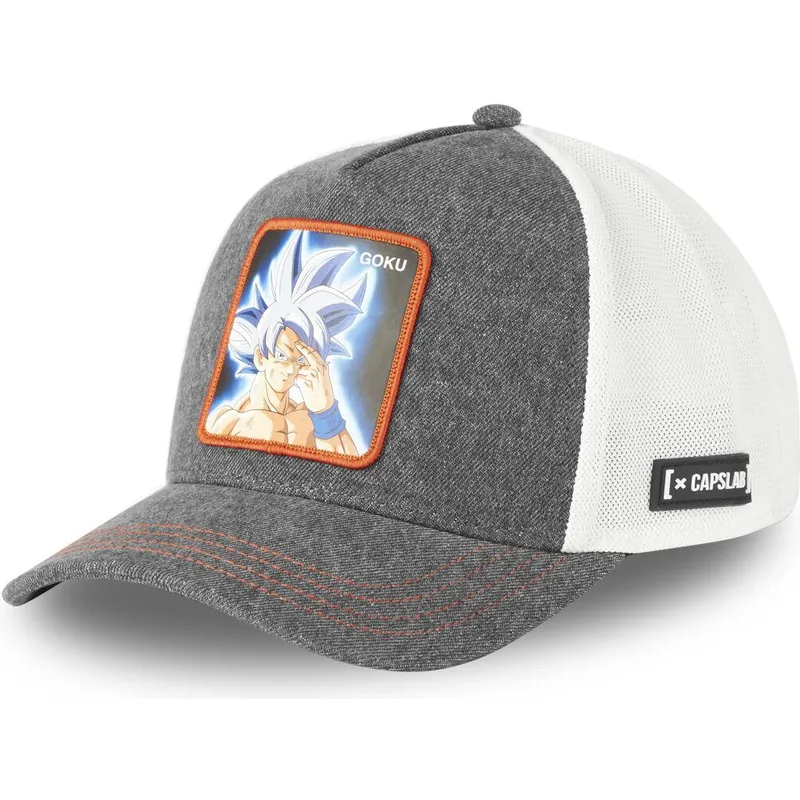 cap-curbata-gray-snapback-son-goku-dragon-ball-de-capslab cap-curbata-gray-snapback-son-goku-dragon-ball-de-capslab